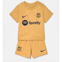 Barcelona Fußballbekleidung Auswärtstrikot Kinder 2022-23 Kurzarm (+ kurze hosen)